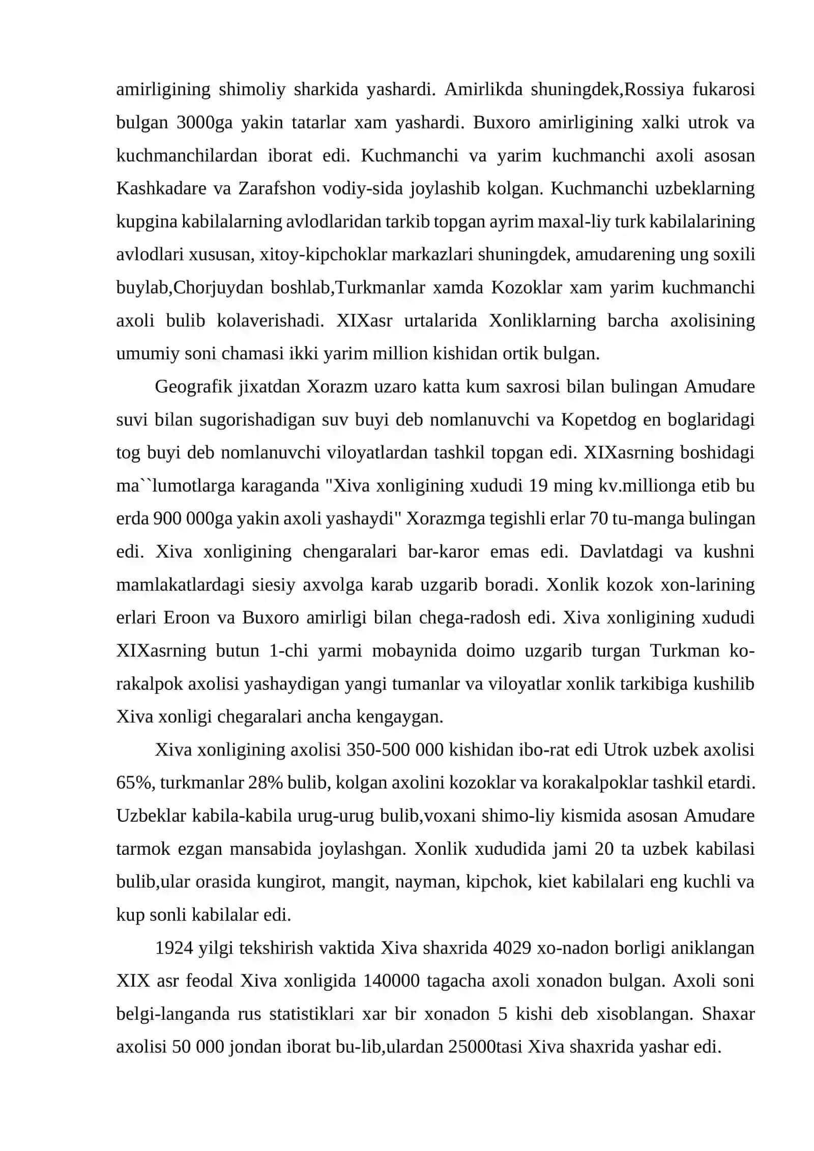 O’rta Osiyo xonliklari tarixiy geografiyasi (XVIII asr ikkinchi yarmi-XIX asr birinchi yarmi) 3