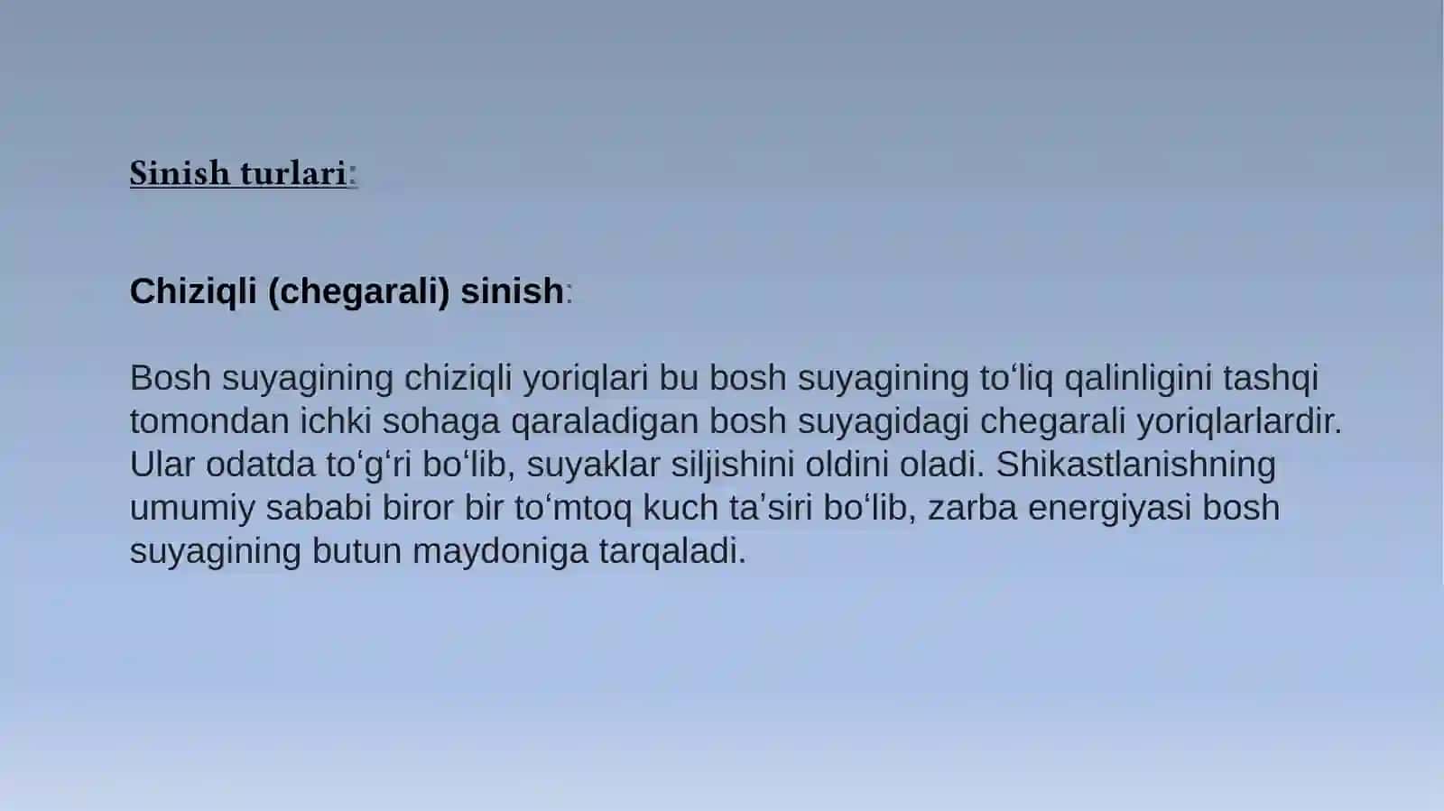 Kalla suyagi asoslarini shinishi 3