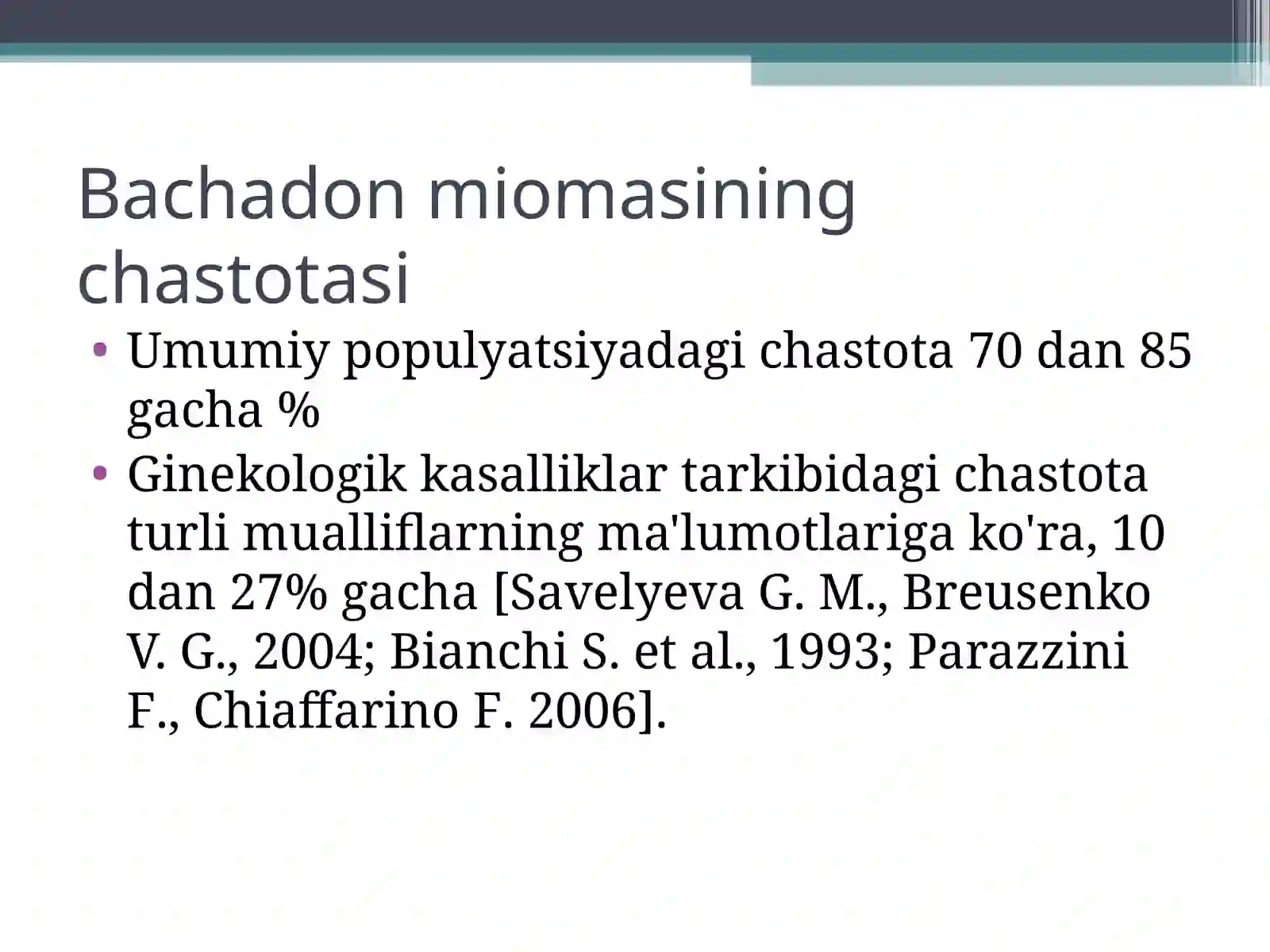 Bachadon miomasi 3
