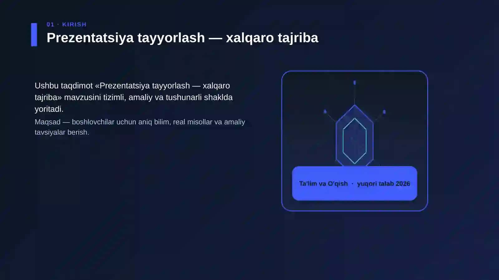 Prezentatsiya tayyorlash — xalqaro tajriba 3
