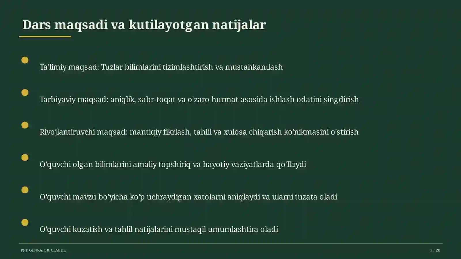 Tuzlar (8-sinf) 1