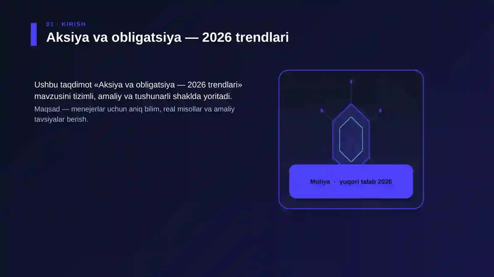 Aksiya va obligatsiya — 2026 trendlari 3