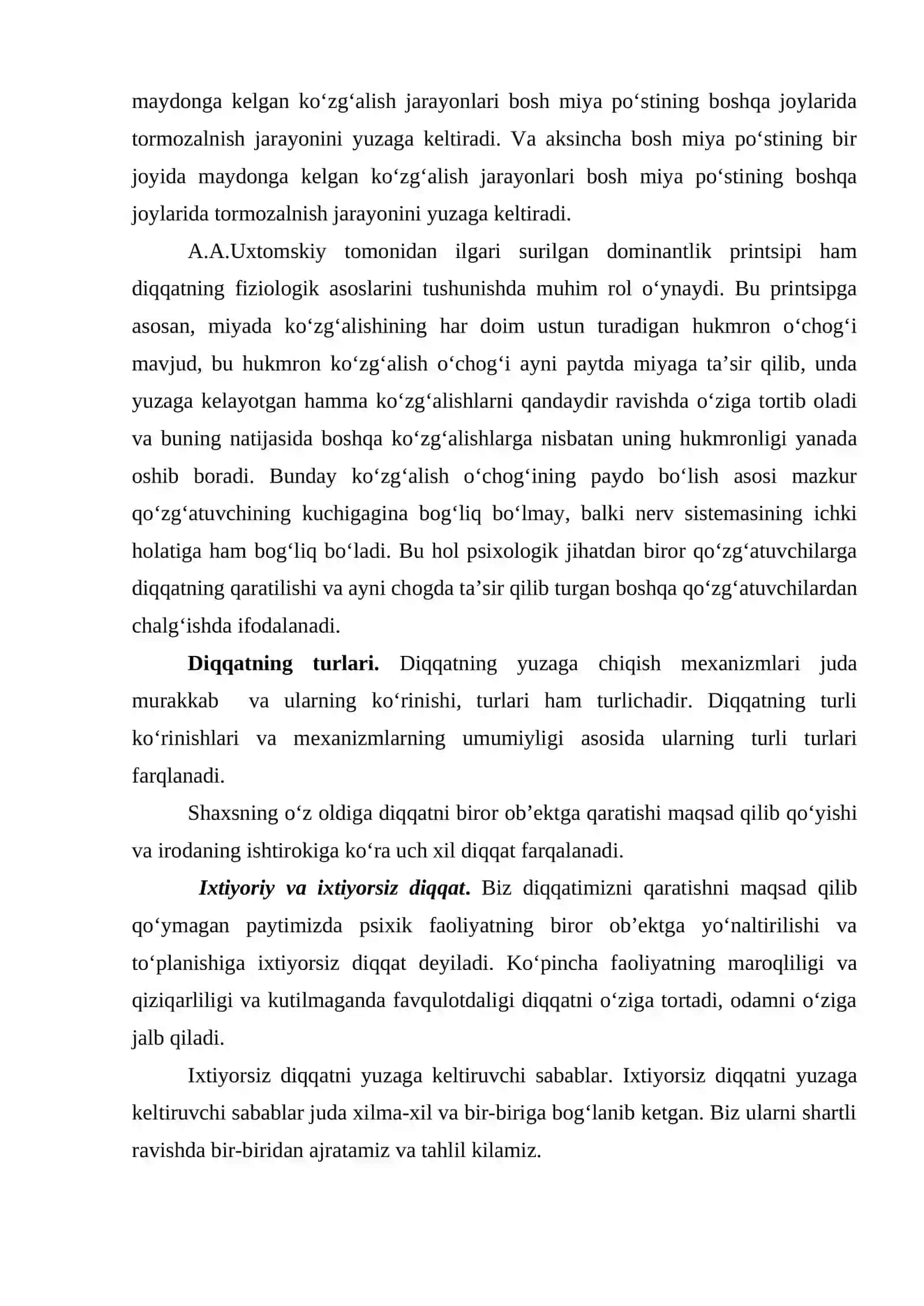 Diqqat. Diqqat haqida tushuncha 3