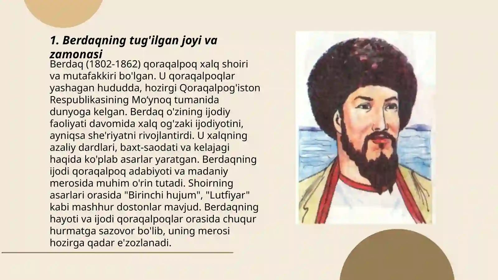 Berdaq hayoti va ijodi 3