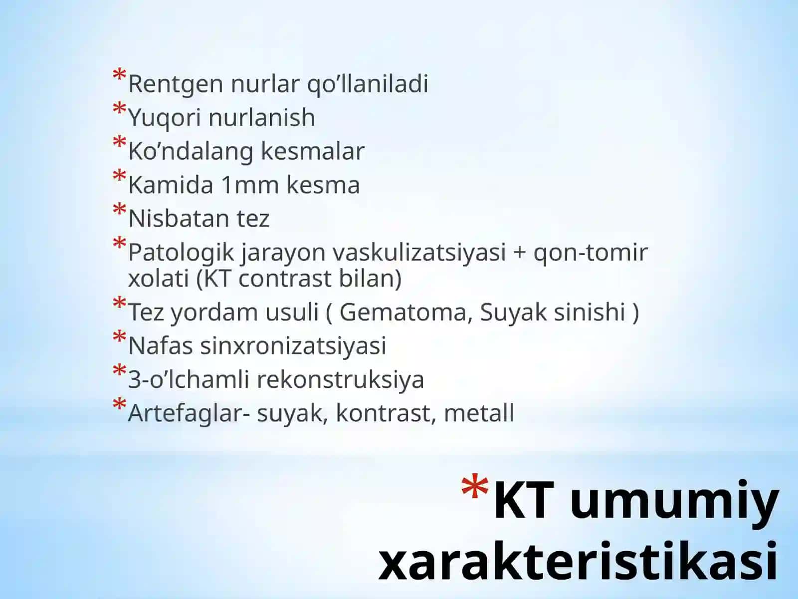 Kompyuter tomografiya 1