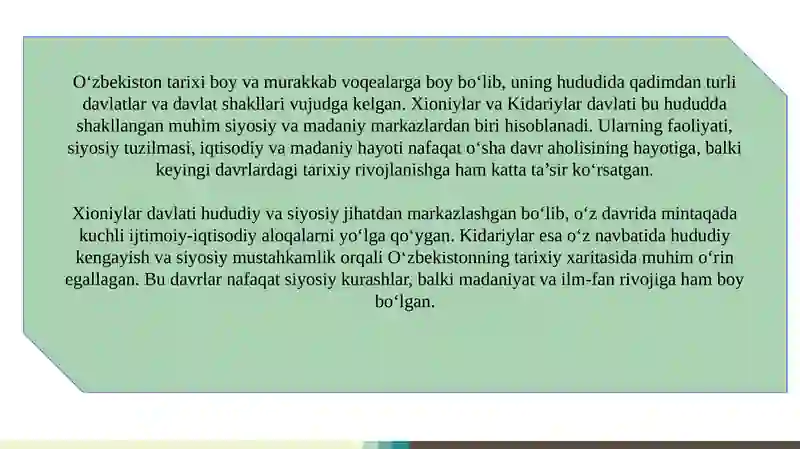 Xioniylar va Kidariylar davlati 3