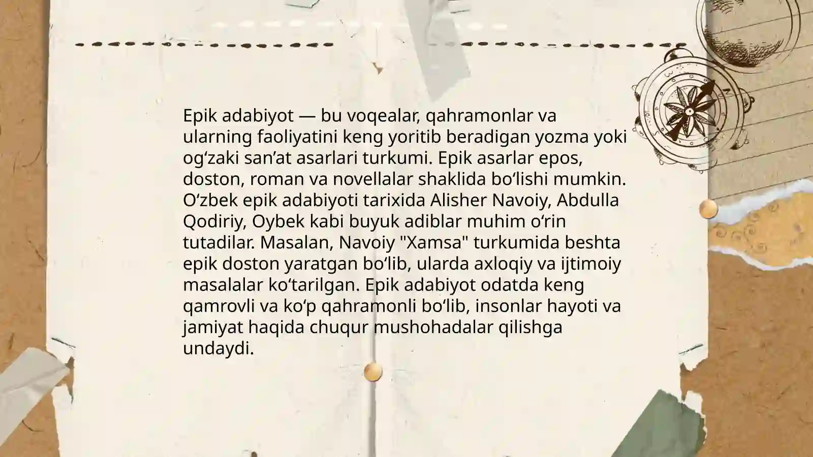 Epik adabiyot 3