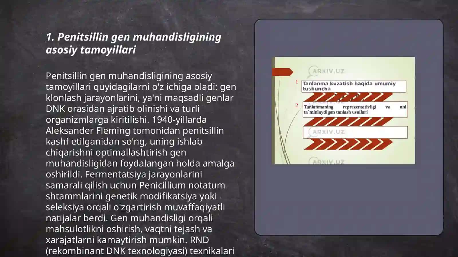 Penitsillning gen muxandisligida qo'llanilishi 3