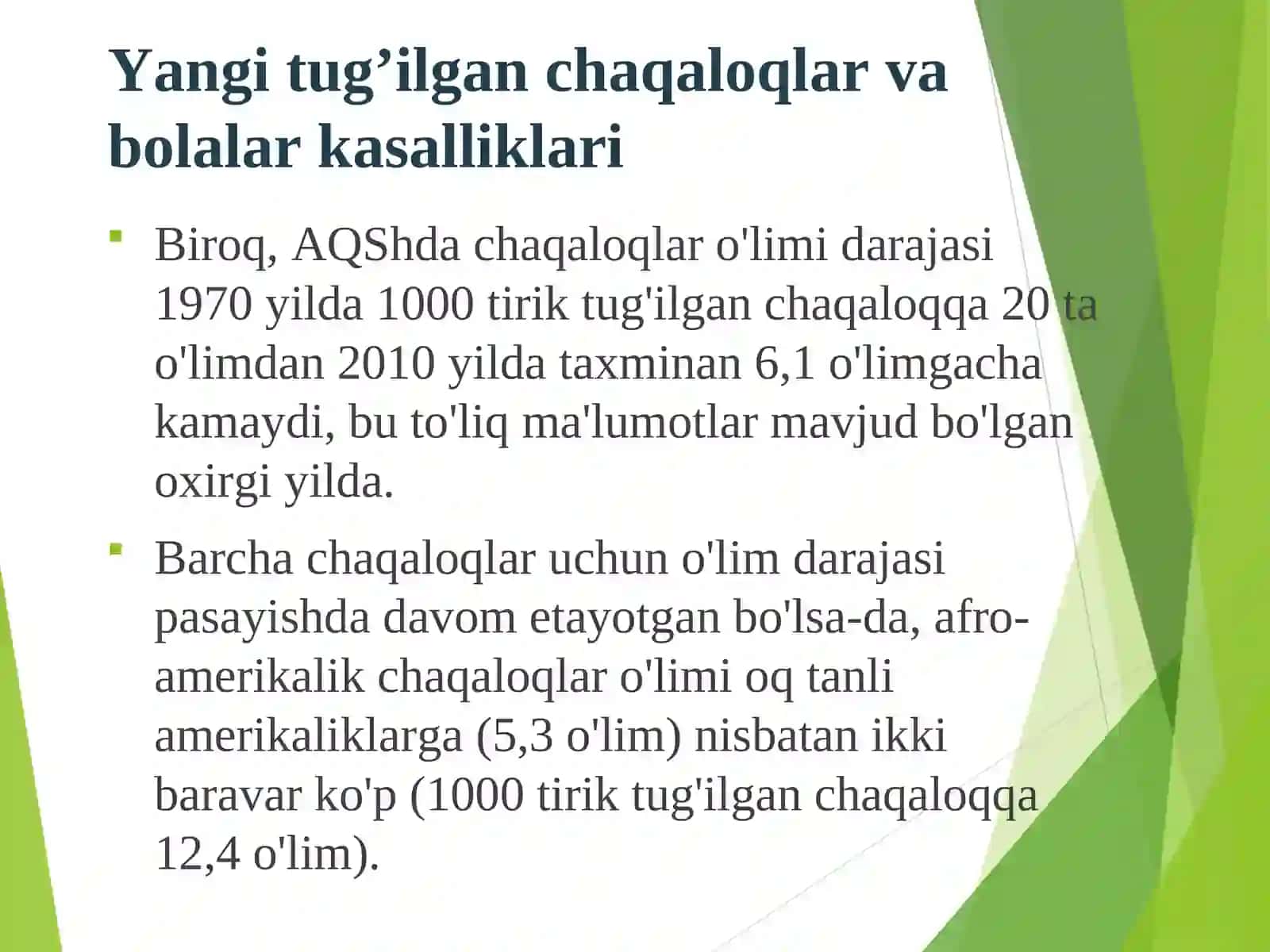 Yangi tug’ilgan chaqaloqlar va bolalar kasalliklari 3