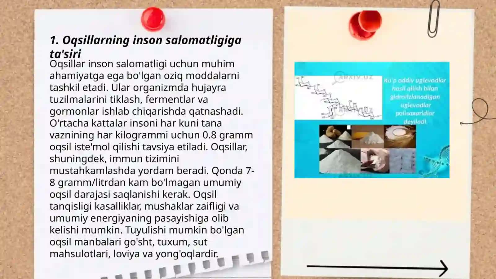Odamning kunlik ovqat ratsioni 3