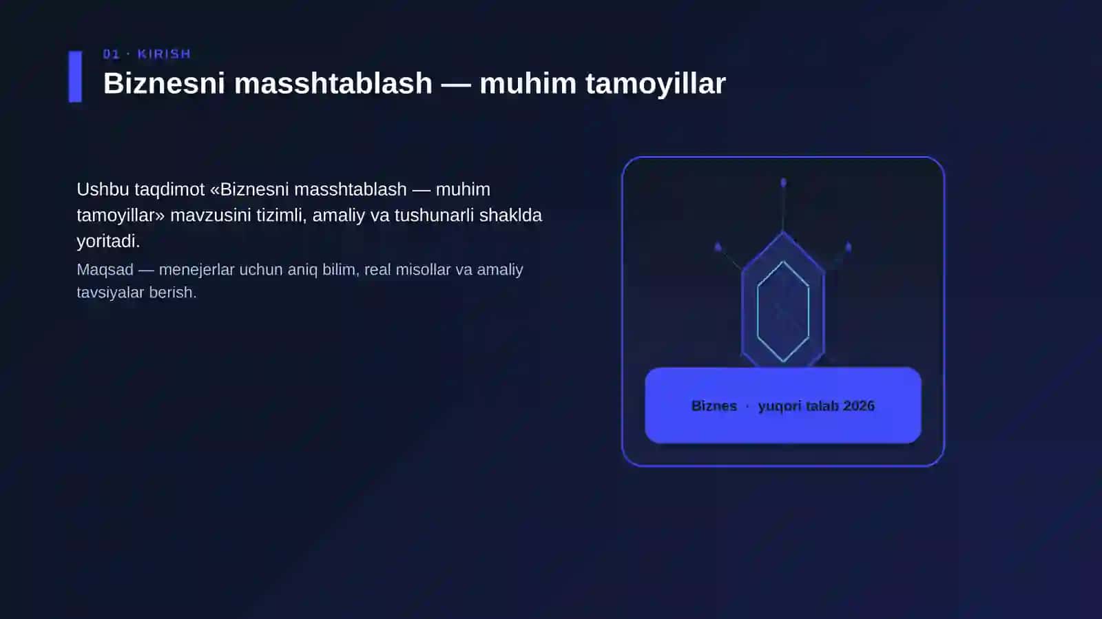Biznesni masshtablash — muhim tamoyillar 3