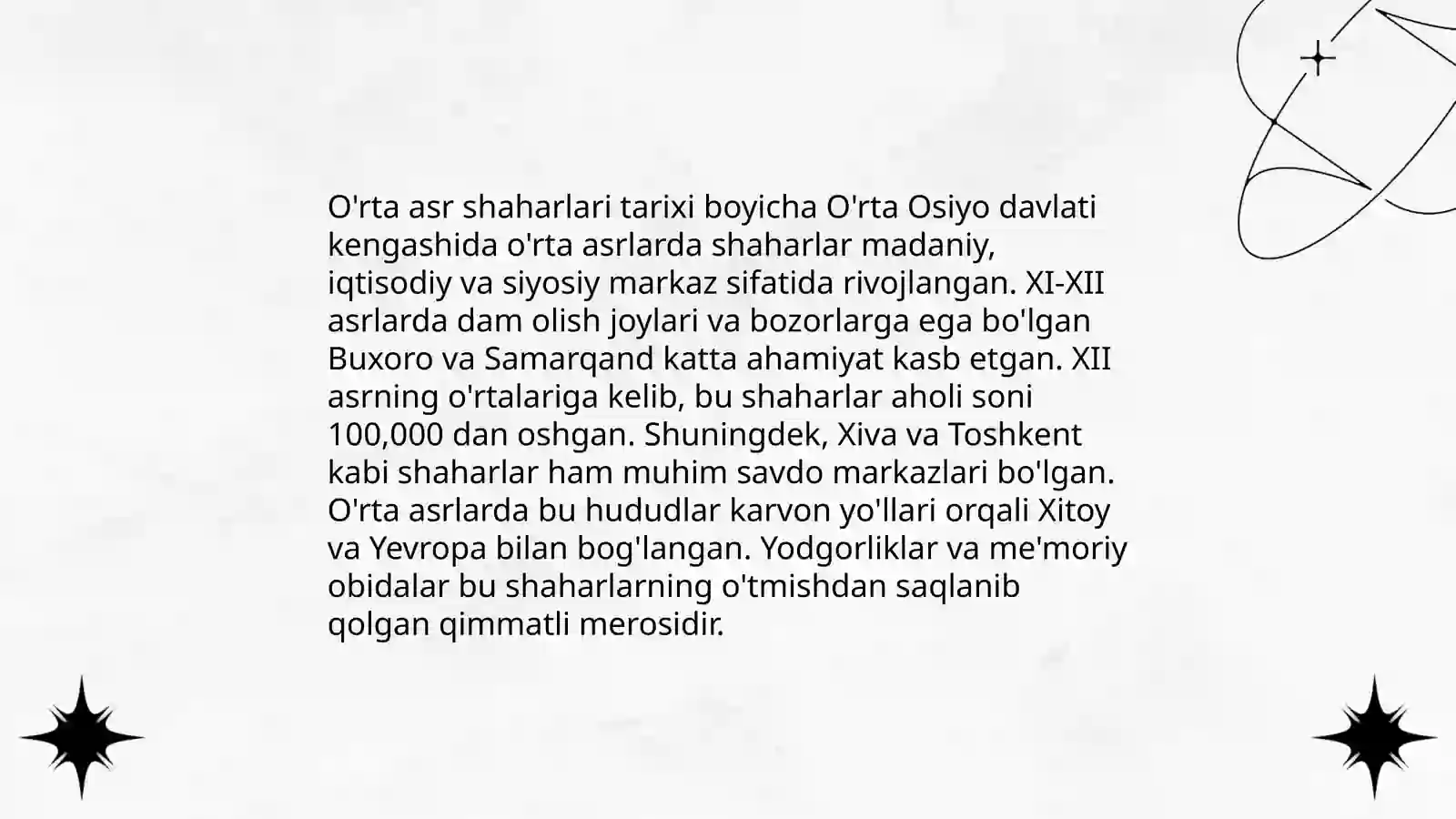 O'rta asr shaharlari tarixi 3