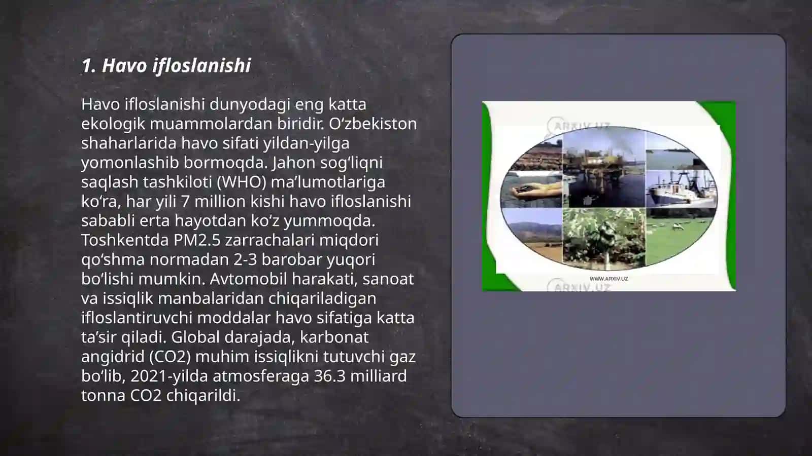 Mintaqaviy ekologik muammolar 3