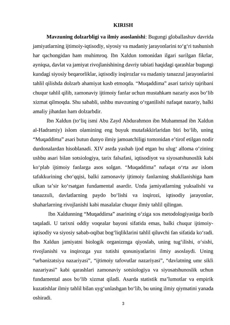 IBN XALDUNNING MUQADDIMA ASARI 3