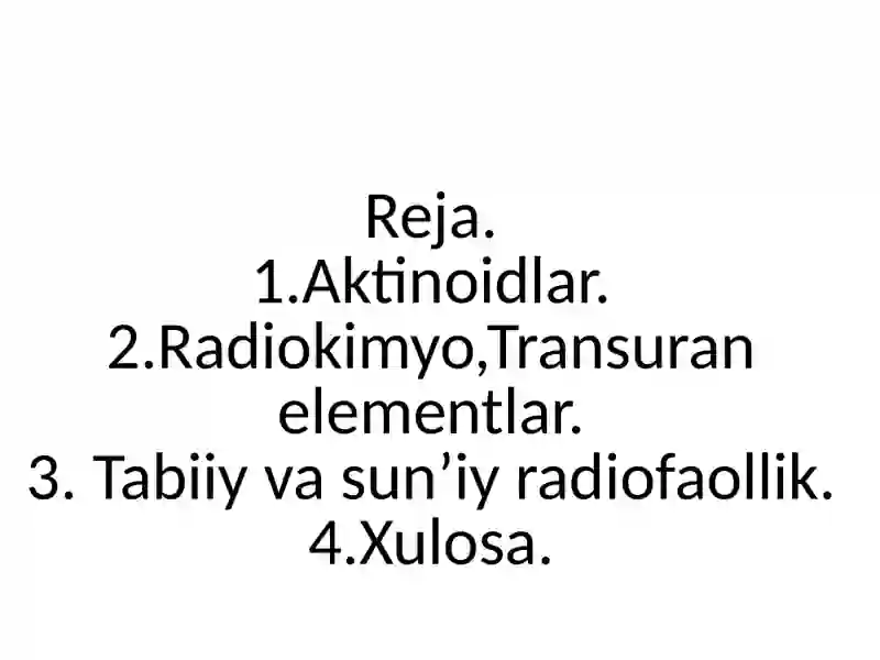 Aktinoidlar 3