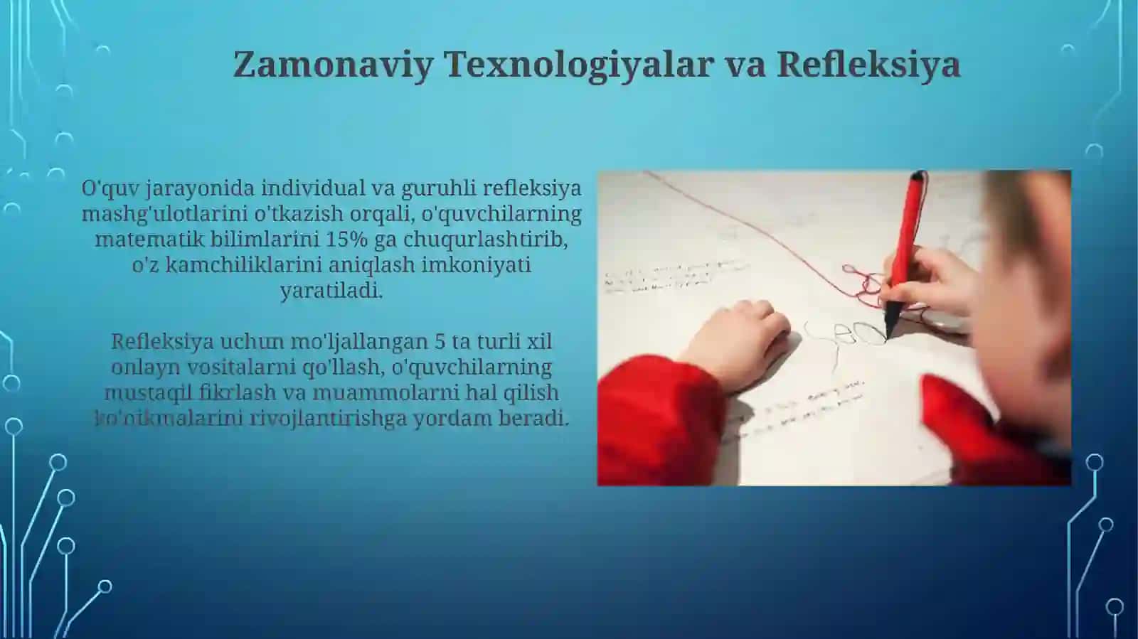 Zamonaviy Texnologiyalar va Refleksiya 3