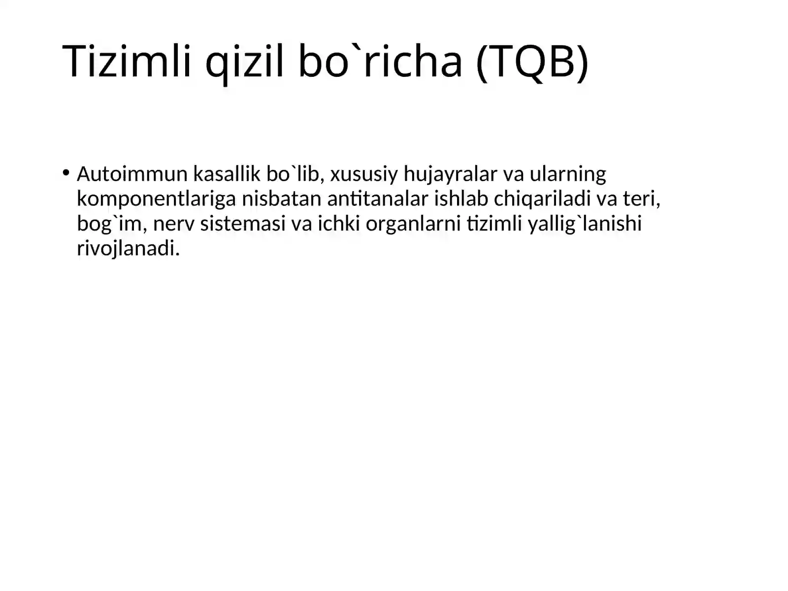 TIZIMLI QIZIL BO'RICHA 3