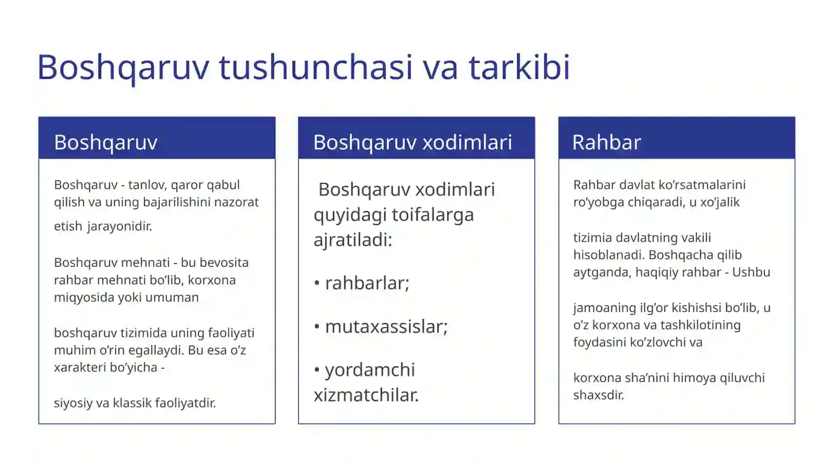 Zamonaviy boshqaruv madaniyati 3