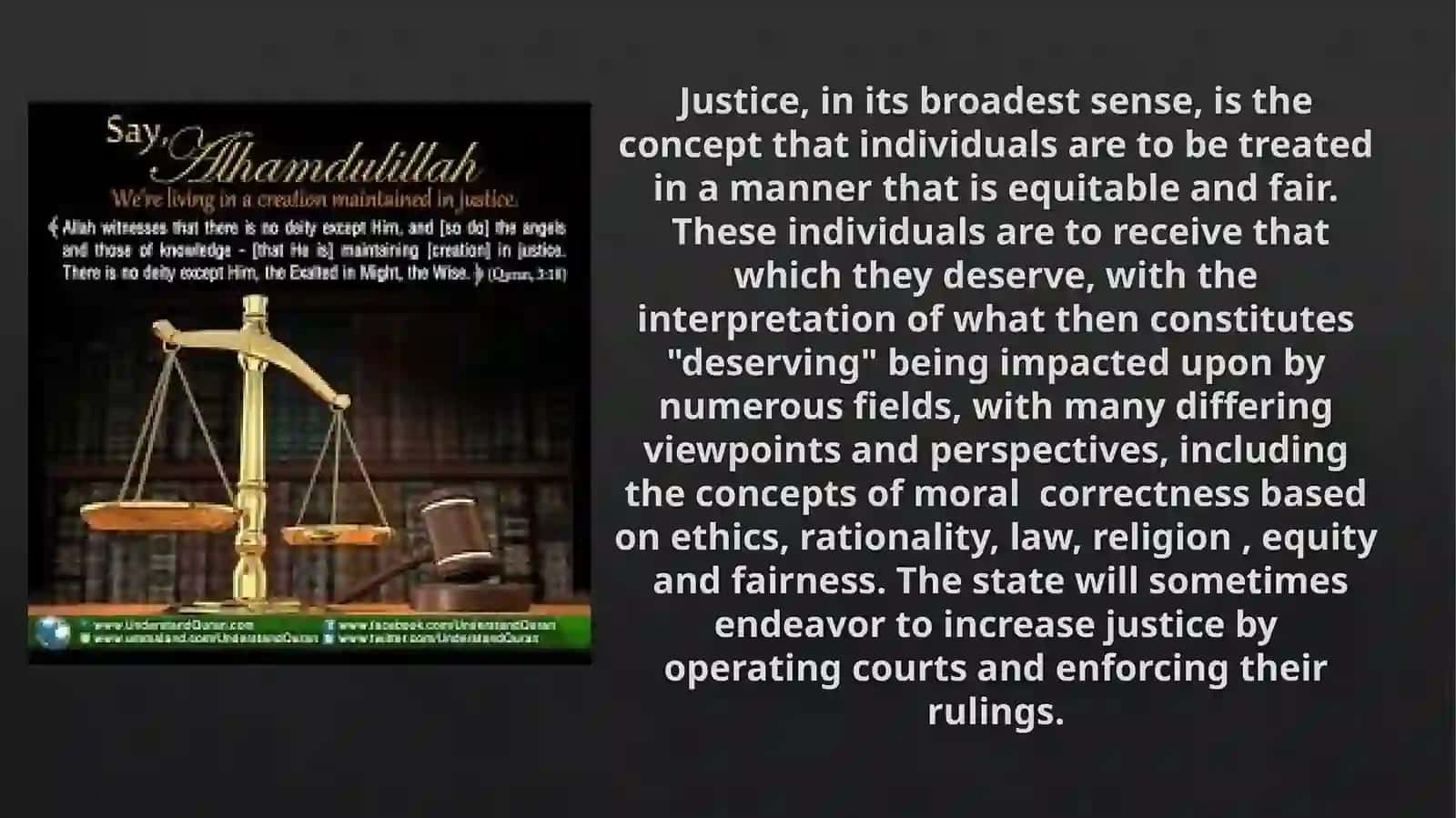 Justice independent work 3