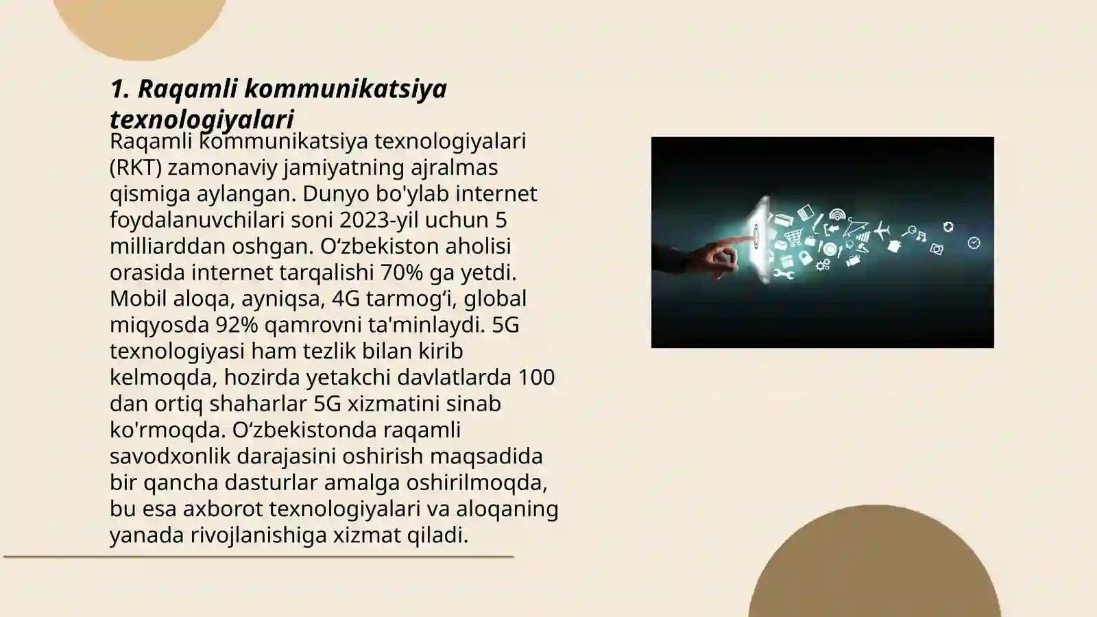 Raqamli kommunikatsiya texnologiyalari 3