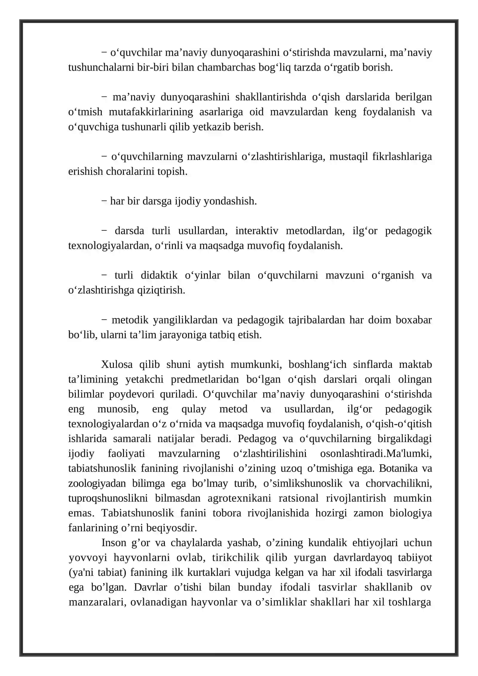 Sharq mutafakkirlari merosidan foydalanish 3