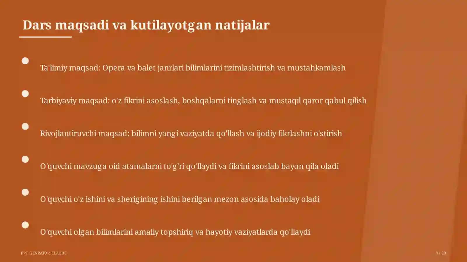 Opera va balet janrlari (6-sinf) 3