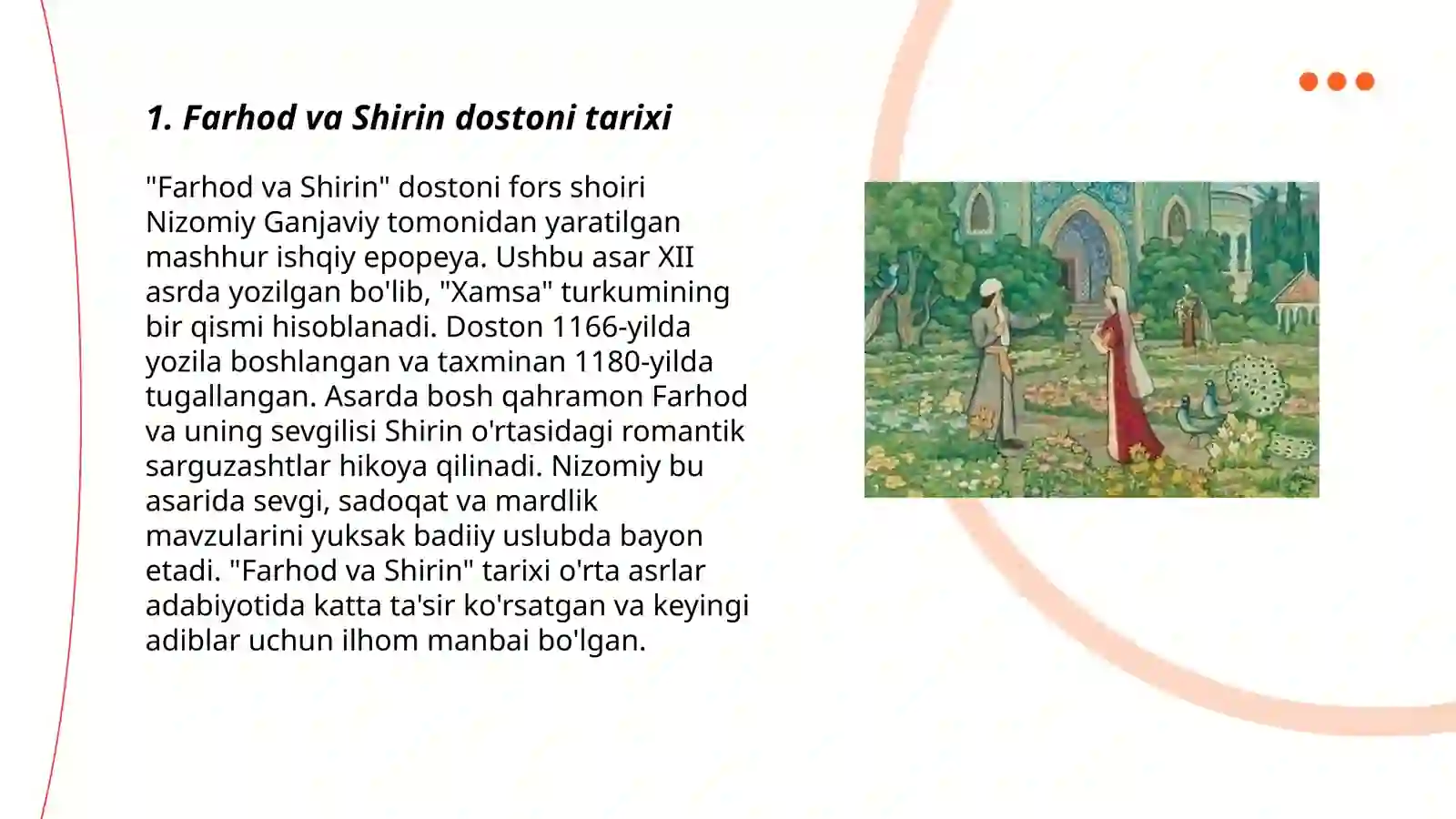 Farhod va Shirin dostoni 3