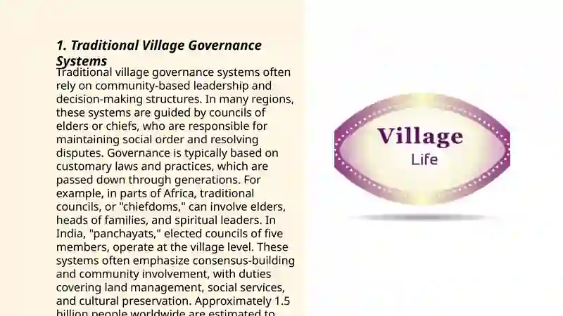 Village life 3