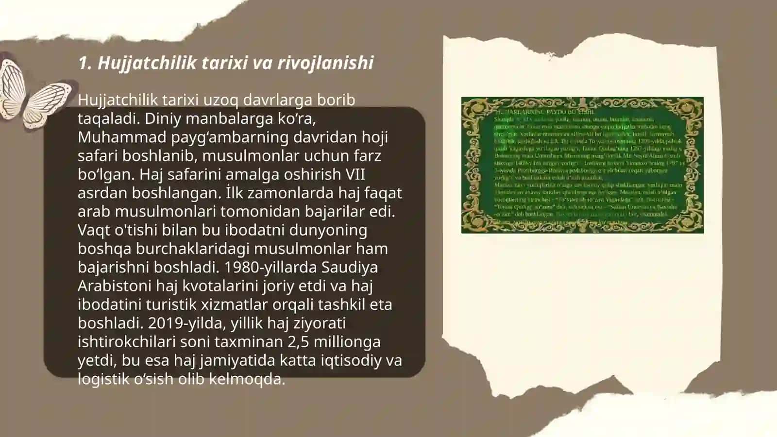 Hujjatchilik tarixi.Normativ hujjat tushunchasi 3