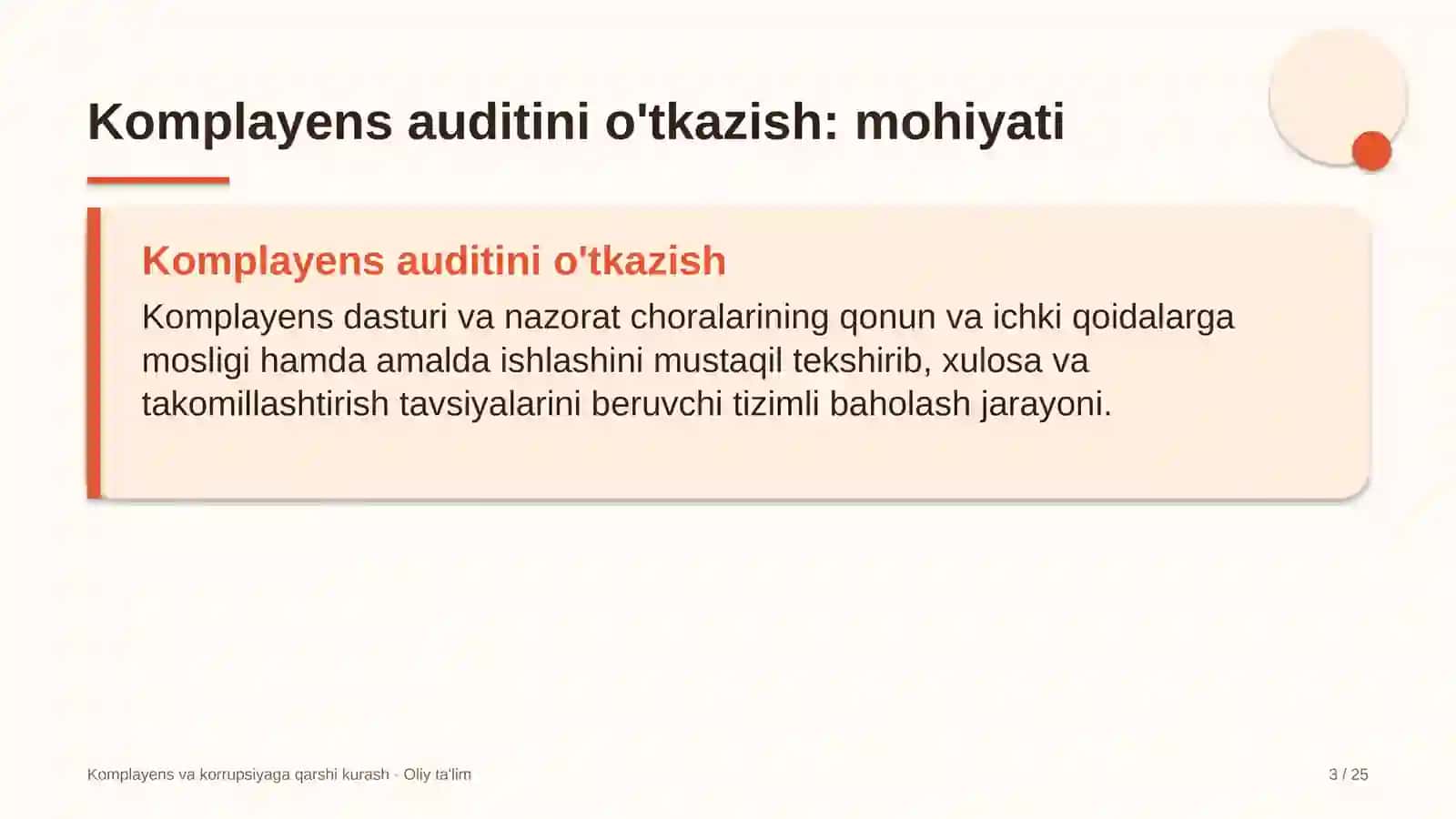startaplarda komplayens auditini o'tkazish 7629 3