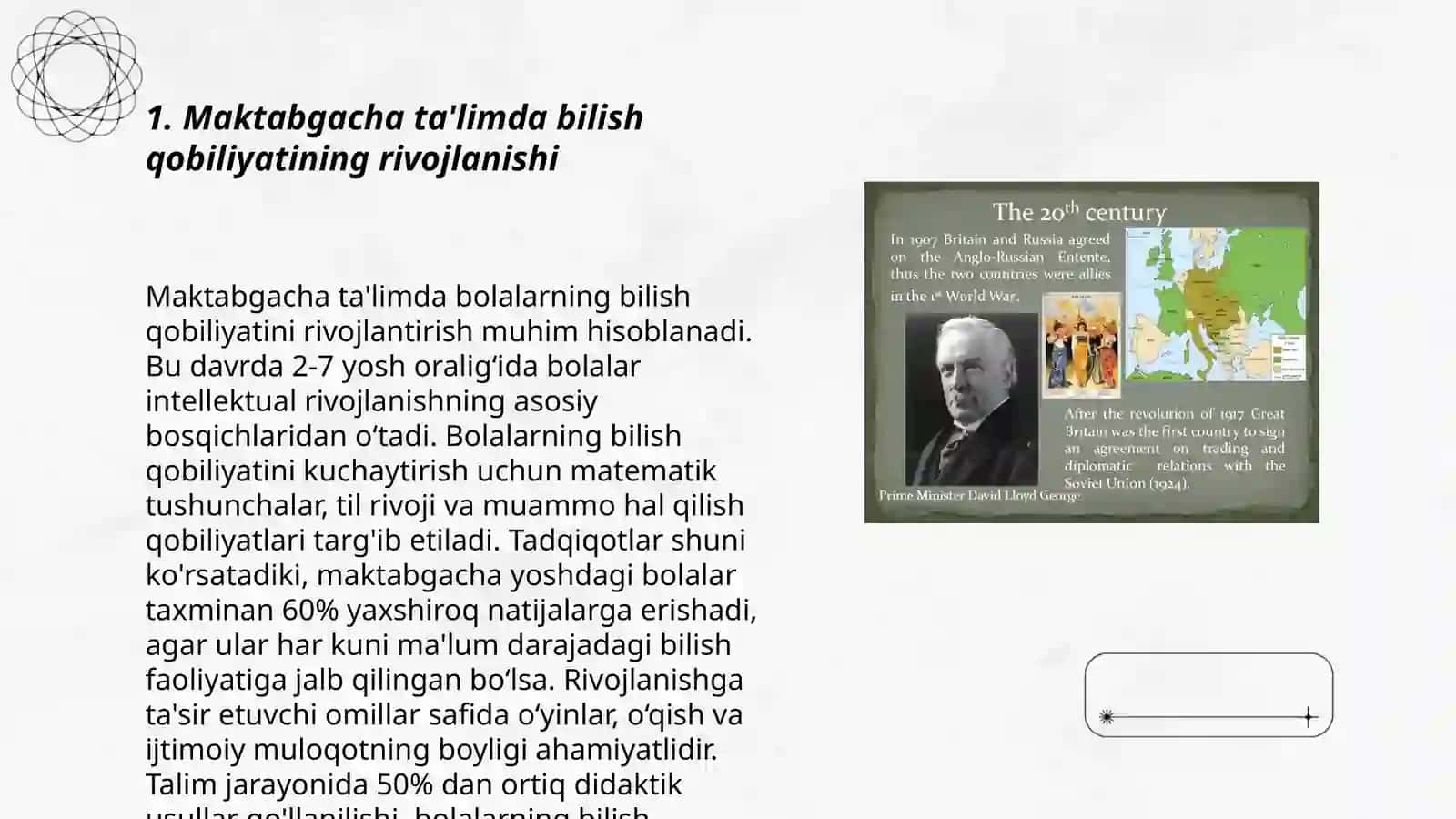 Maktabgacha ta'limda bilish qobiliyatining rivojlanishi 3