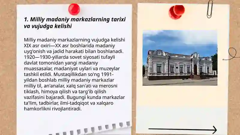 Milliy madaniy markazlar 3