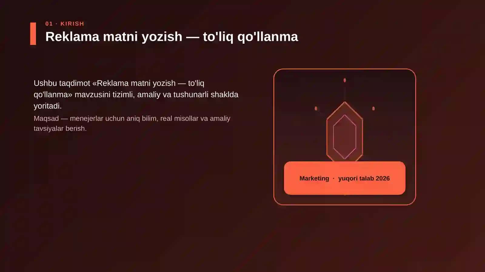 Reklama matni yozish — to'liq qo'llanma 3