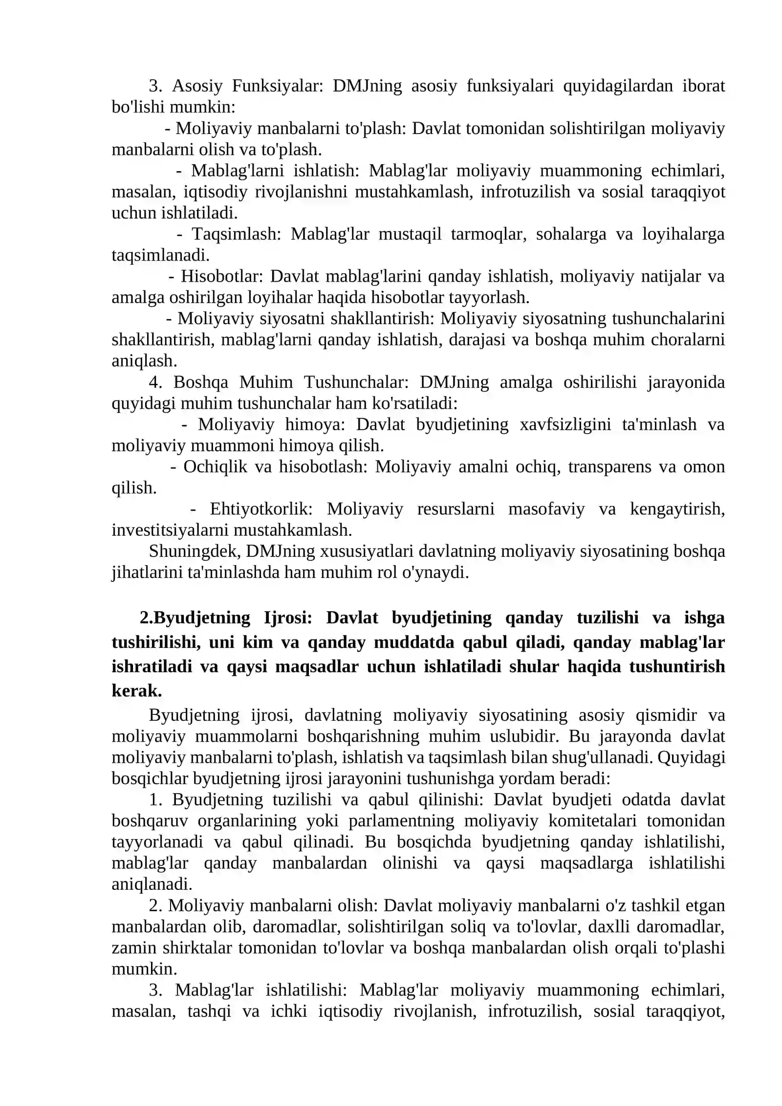Davlat maqsadli jamg'armalari byudjetlari ijrosi natijalari hisobi va hisobotlari 3