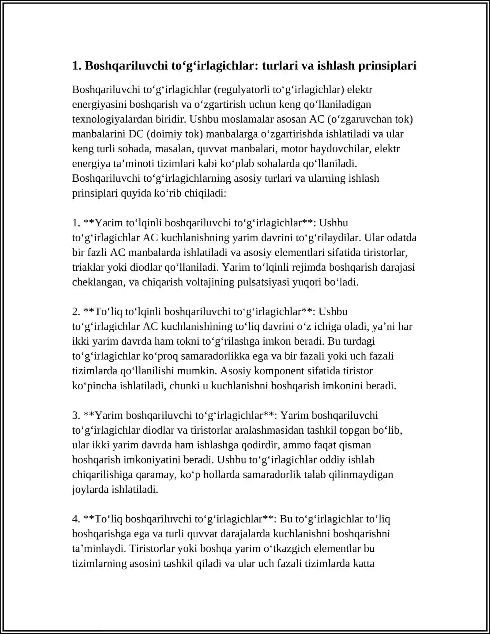 BOSHQARILUVCHI TO‘G‘IRLAGICHLAR VA INVERTORLAR 3