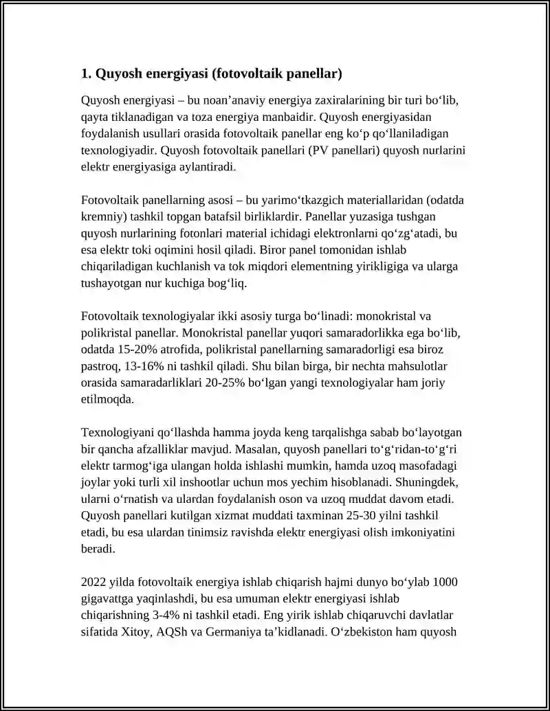 NOANANAVIY ENERGIYA ZAHIRALARI 3