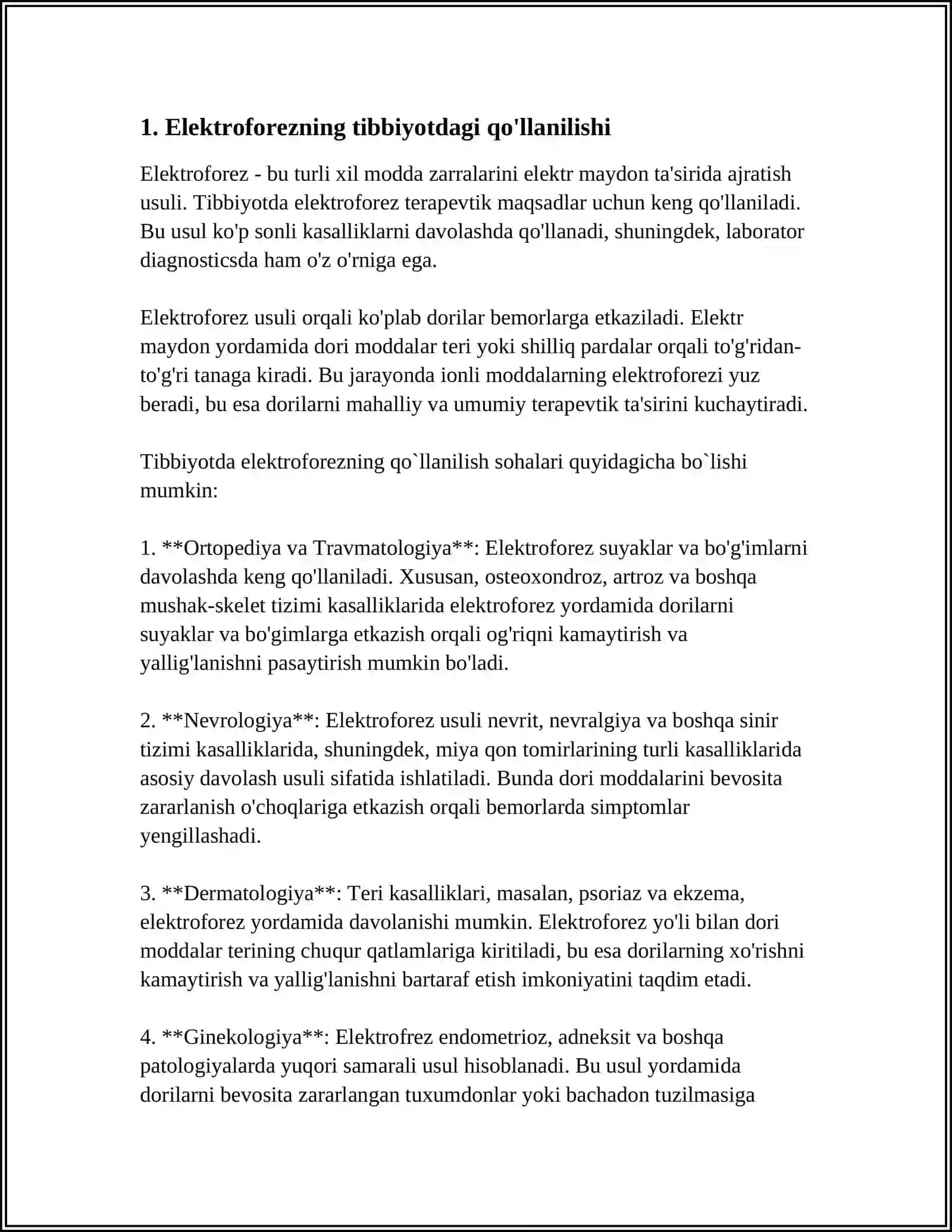 TISH DAVOLASHDA ELEKTROFOREZNI ROLI VA KIMYOVIY JARAYONLARI 3