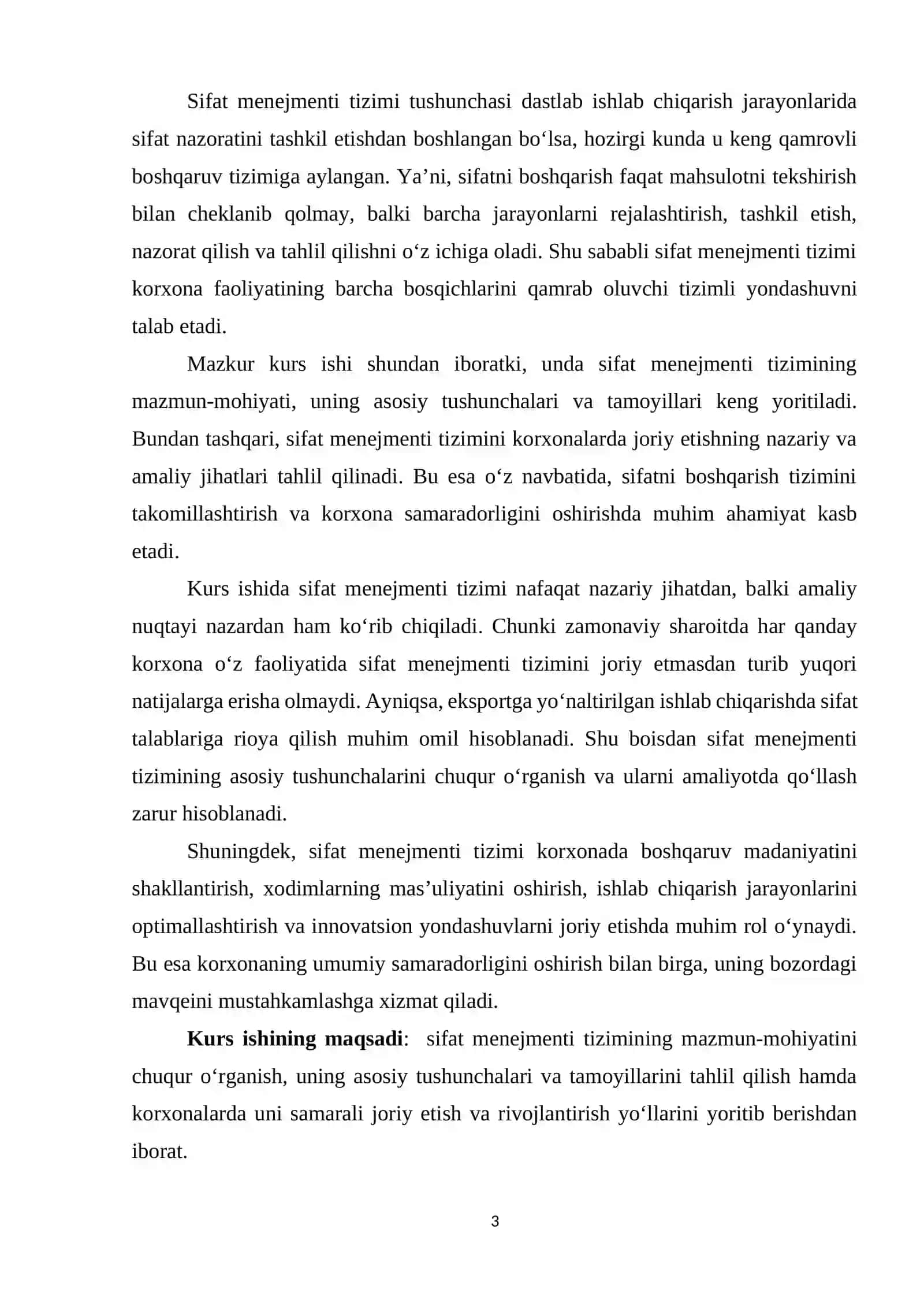 Sifat menejmenti tizimining mazmun mohiyati va asosiy tushunchalari 3