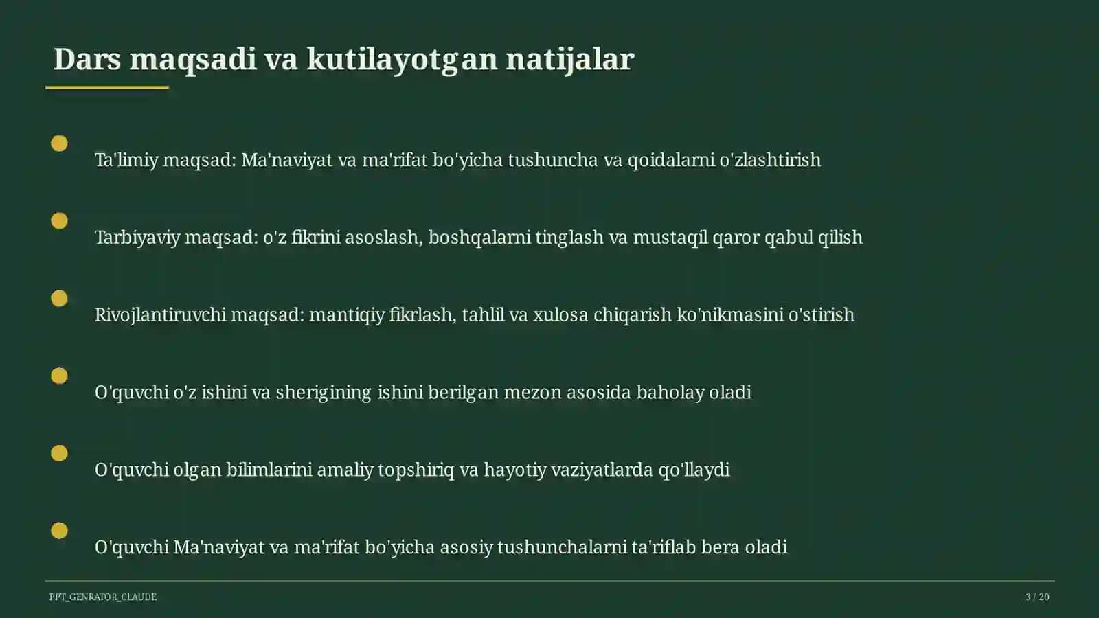 Ma'naviyat va ma'rifat (10-sinf) 3