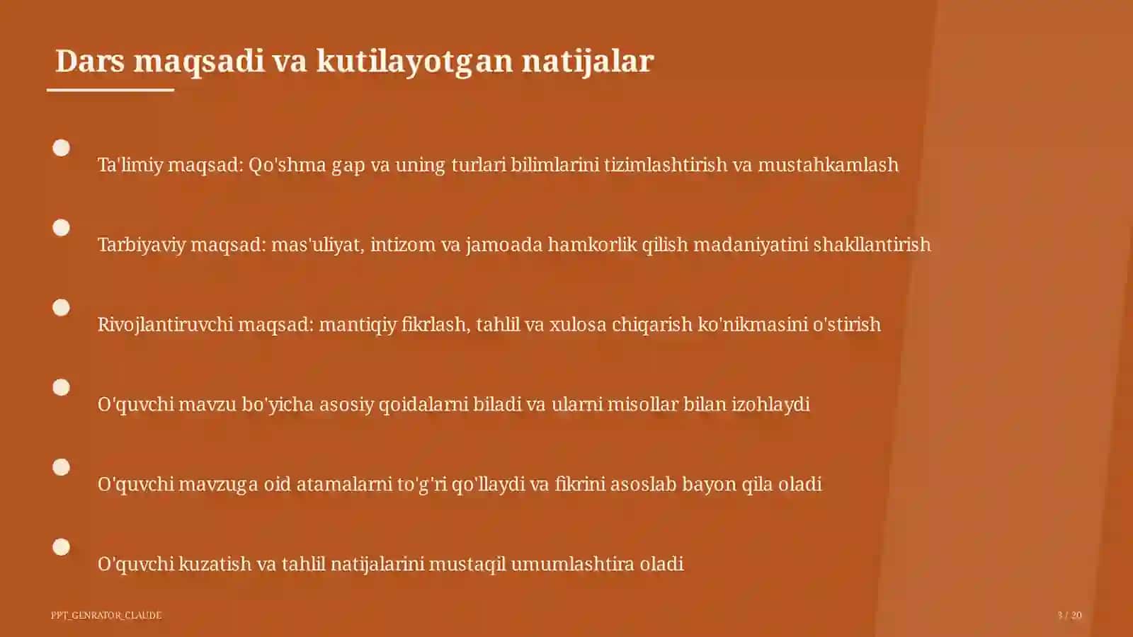 Qo'shma gap va uning turlari (9-sinf) 1