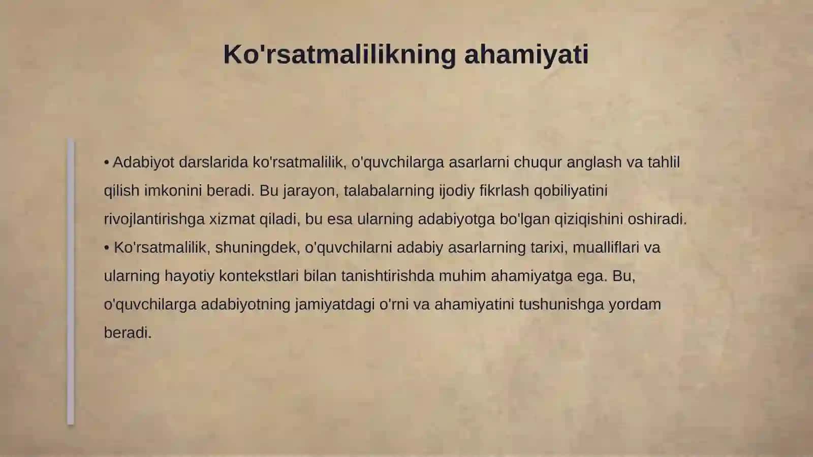 Adabiyot darslarida koʻrsatmalilik 3