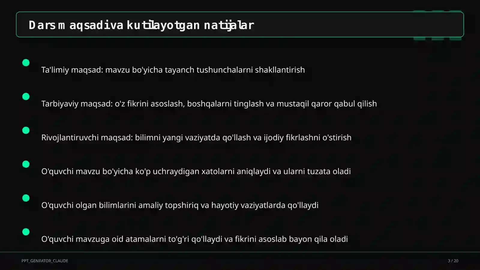 Chizmachilik asoslari: chizma asboblari va formatlar (8-sinf) 3