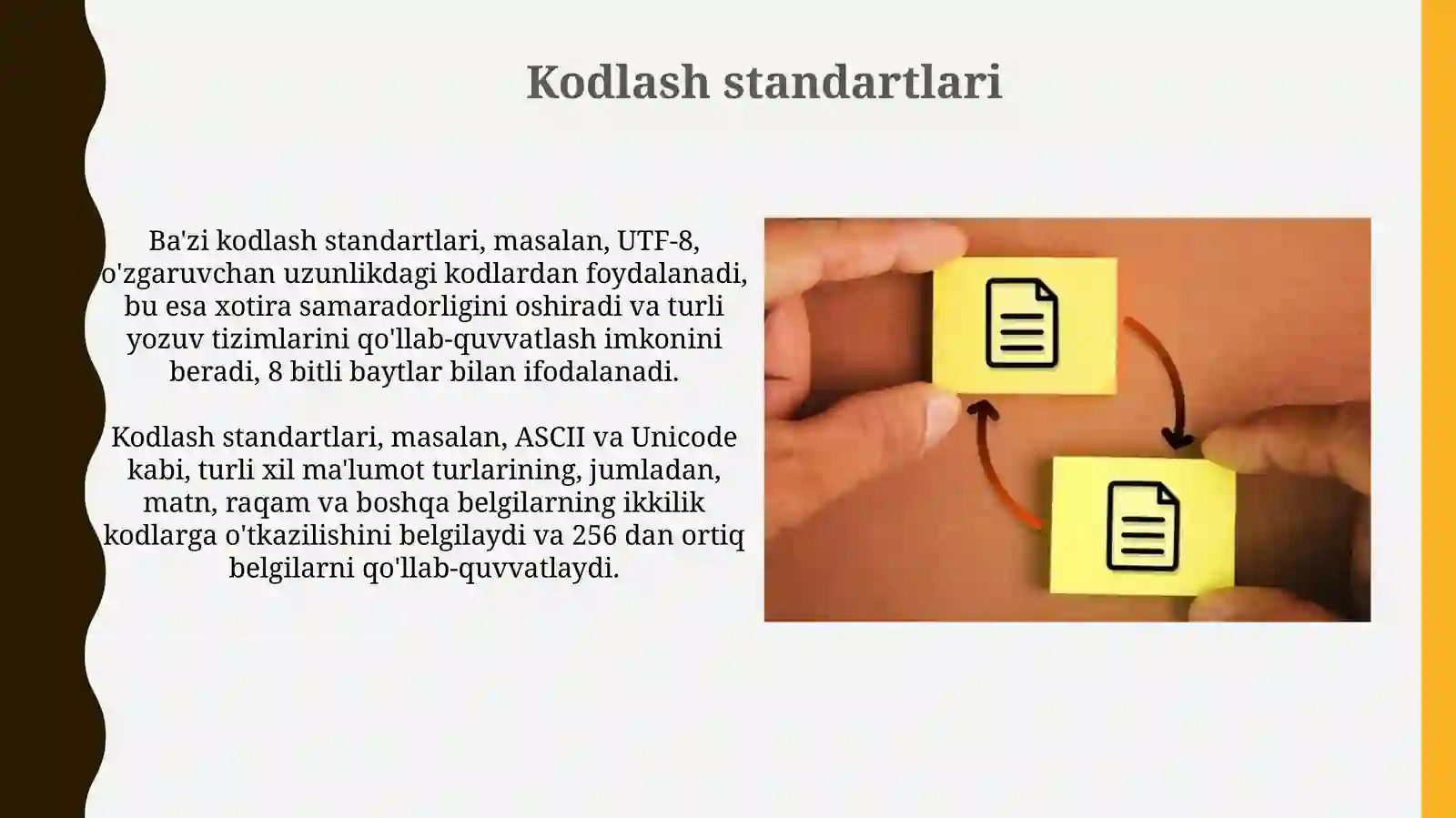 Kodlash standartlari 3