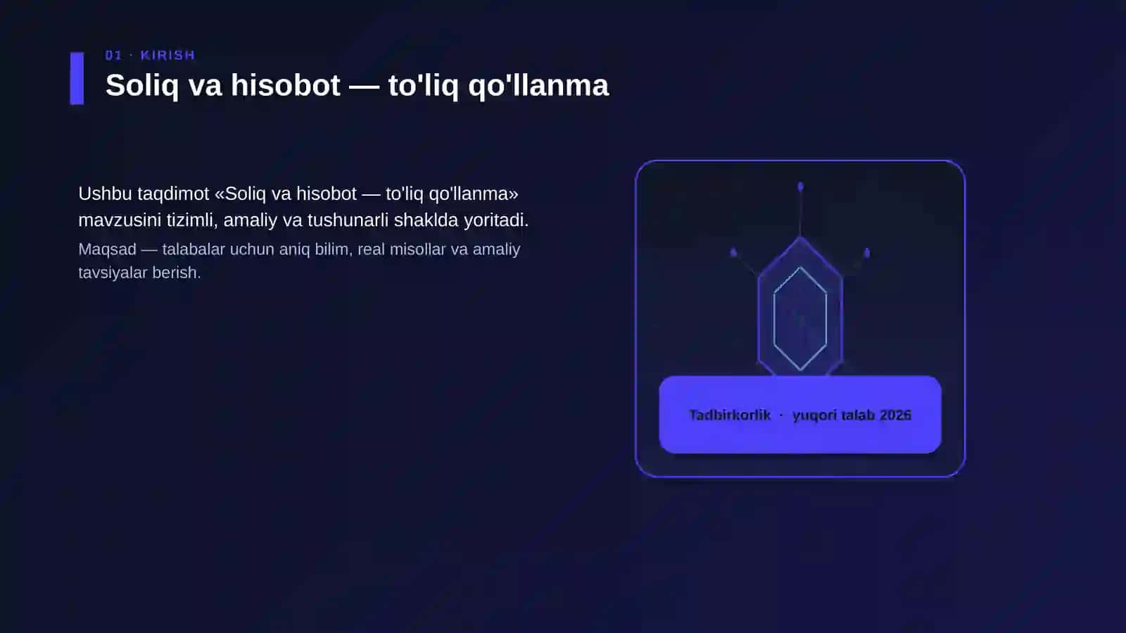 Soliq va hisobot — to'liq qo'llanma 3