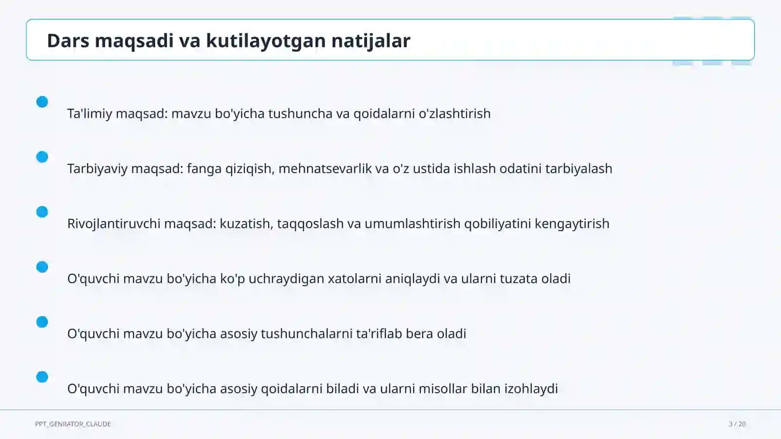 Geymifikatsiya: o'yin elementlari orqali o'qitish 3