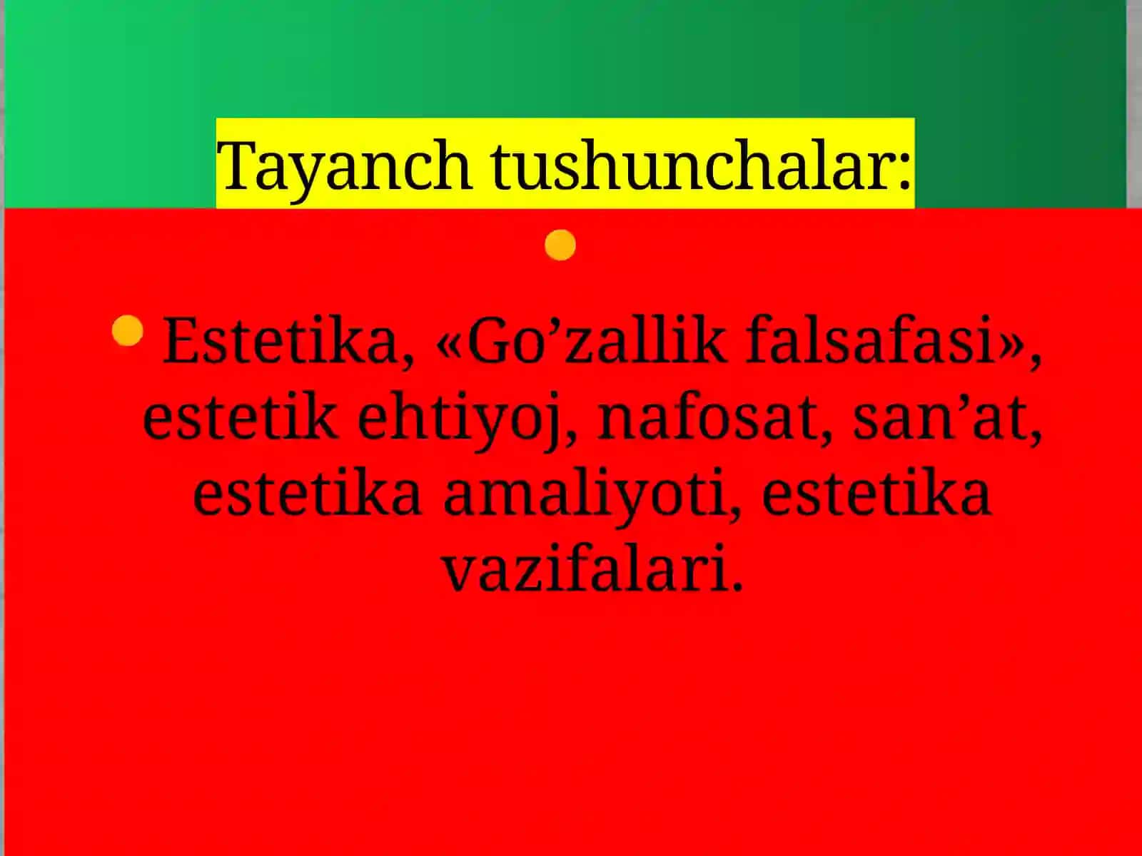 Estetika 3