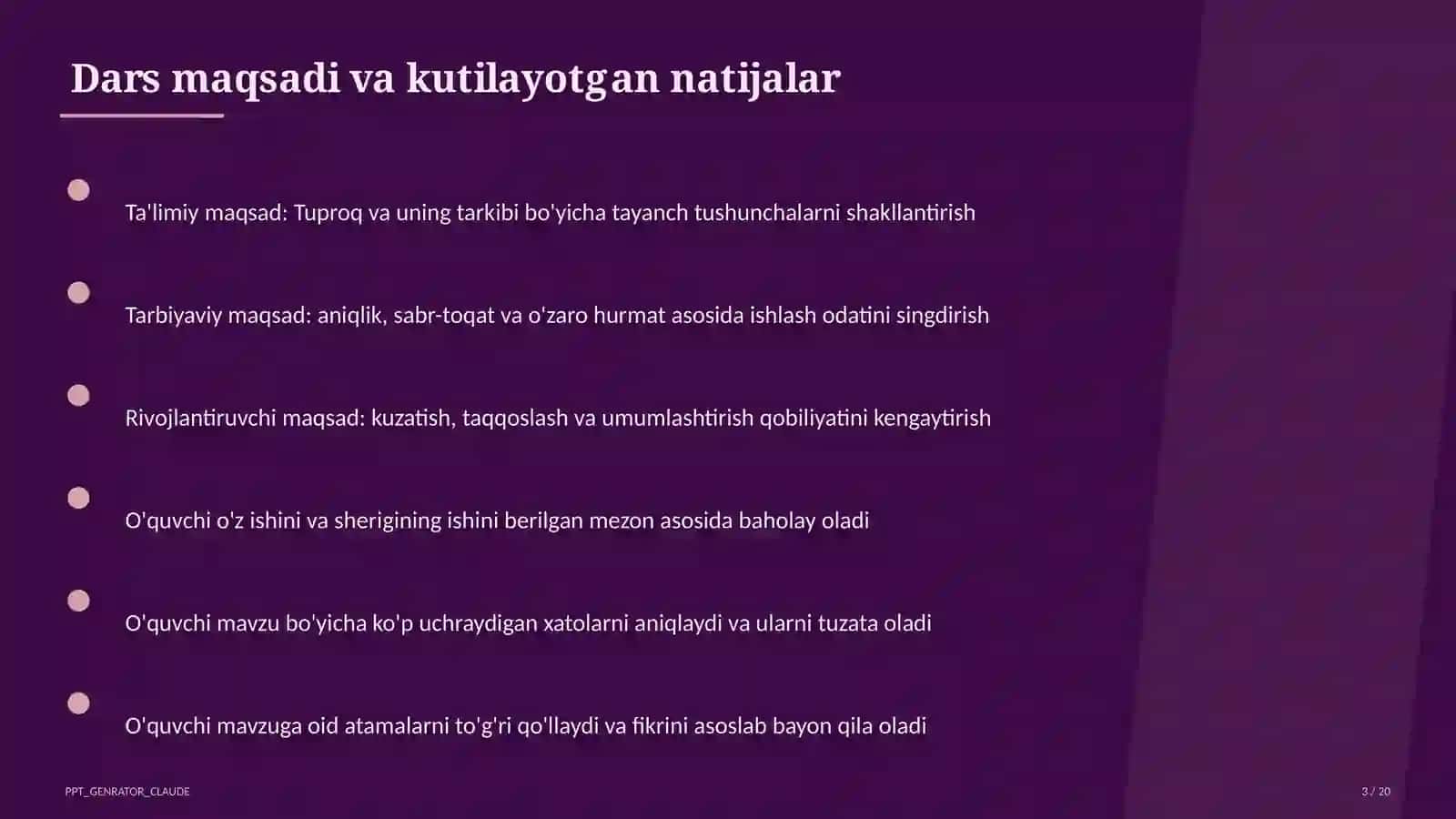 Tuproq va uning tarkibi (2-sinf) 3