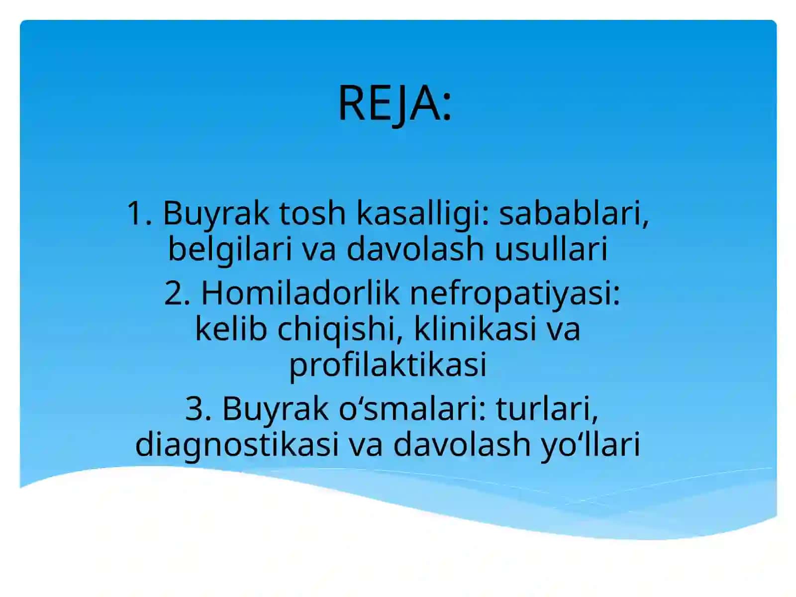 Buyrak tosh kasalligi 3