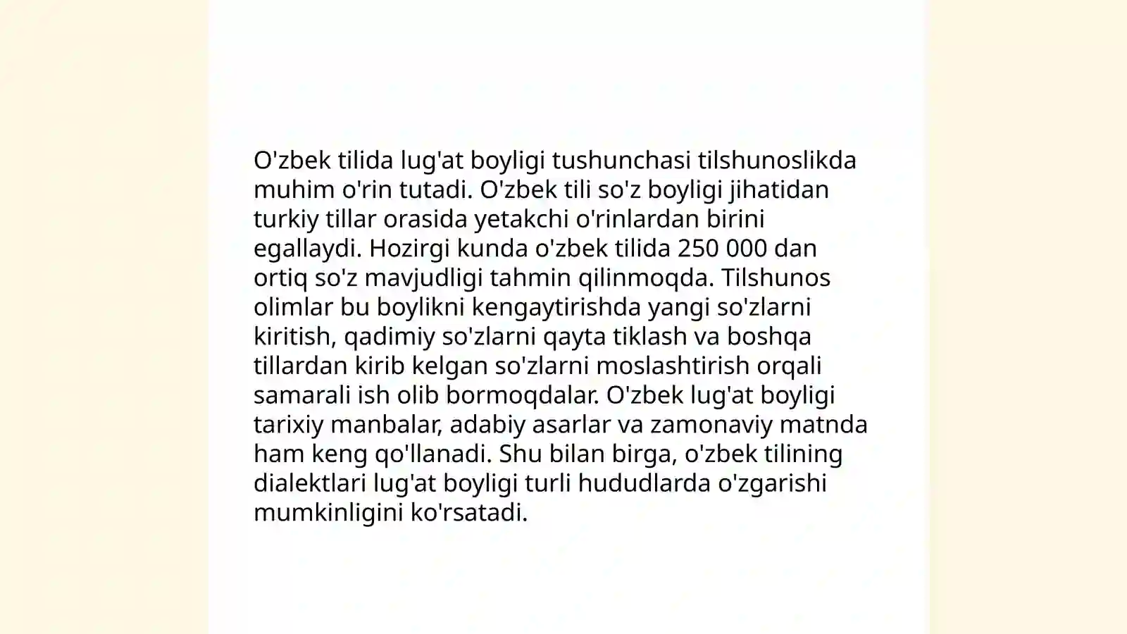 O'zbek tilining boyish manbaalari 3