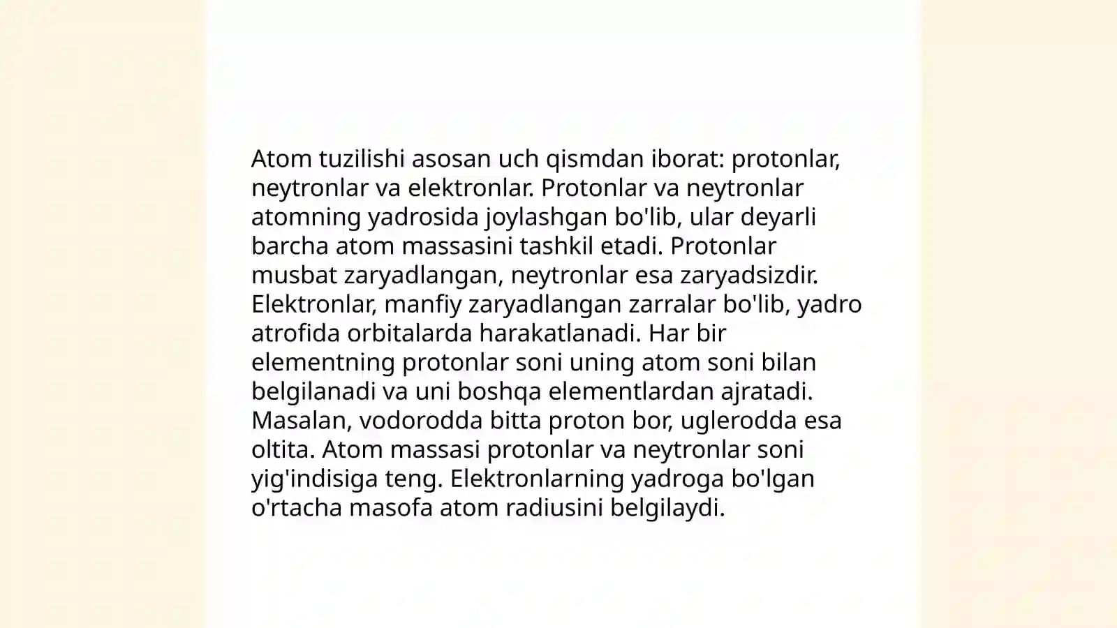 Vodorod atomining Bor nazariyasi 3